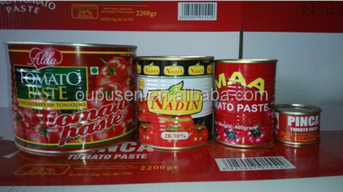 Cold Break Caned Tomato Ketchup Tomato Sauce Tomato Paste