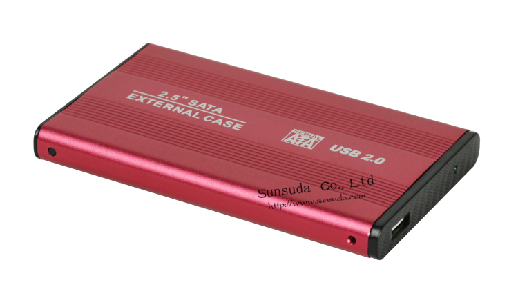 ポータブル2.5インチusb2.0　sata外付けストレージケース問屋・仕入れ・卸・卸売り