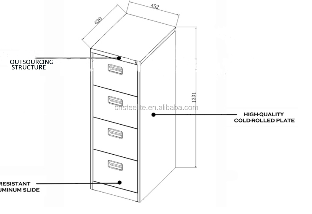 Filing Cabinet Master Key Vertical 4 Drawer Wood Filing Cabinets