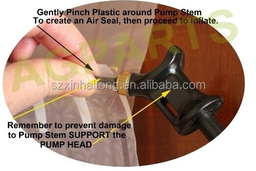 Standard 750ml air column bag for protecting red wine bottle