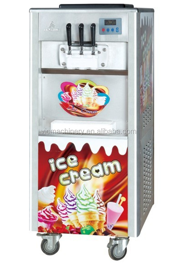 BL-118C 3 Flavor ice cream machine with CE certification