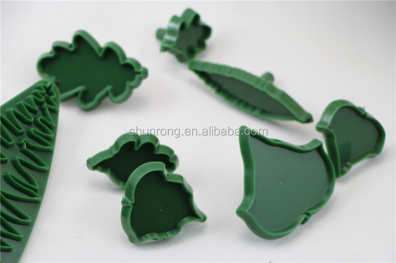 plastic gum paste leaf cutters for cake icing,39pcs cake decorating