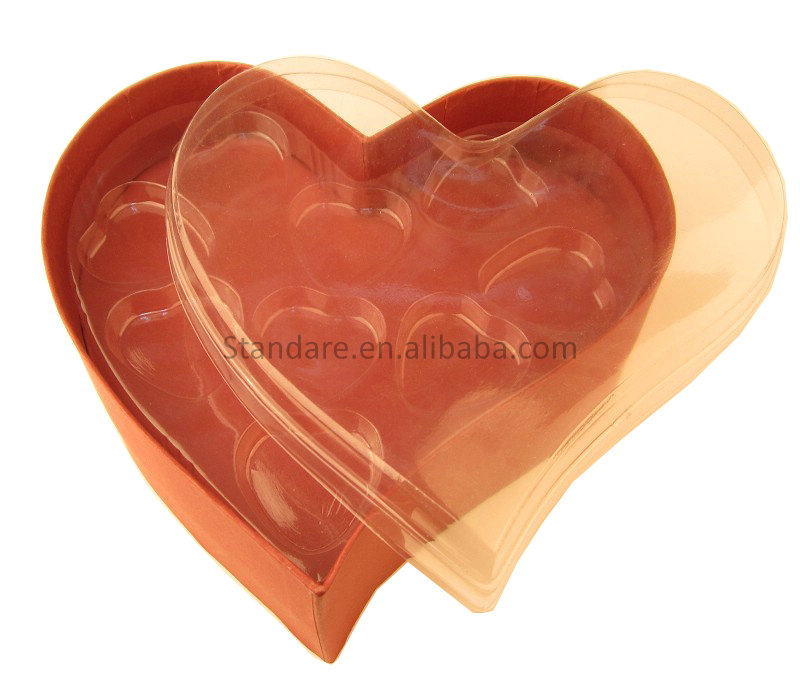 paper box packaging paper case printing paper packaging chocolate heart case