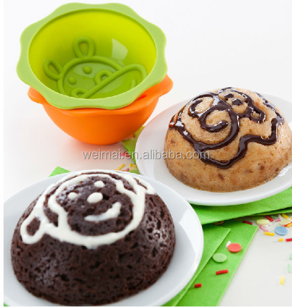 different shape silicone baking molds for decoration