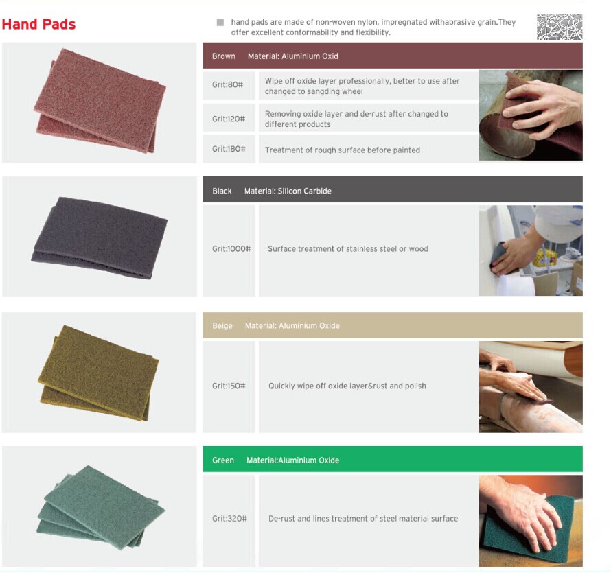 Abrasive Non Woven Stainless Steel Polishing Hand Pads Buy Steel Polishing Hand Pads,Abrasive