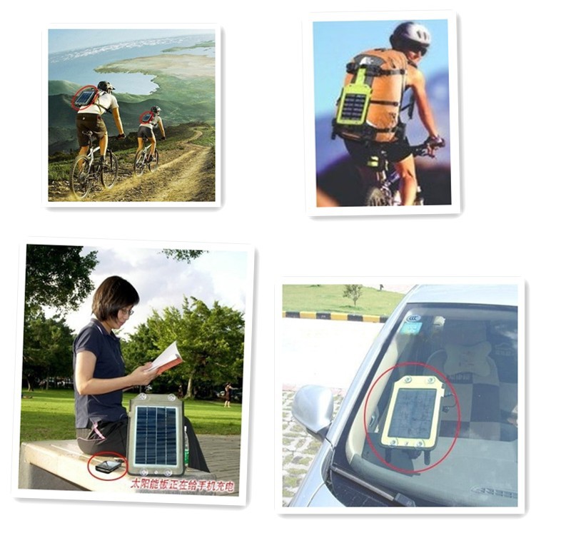 Travel Mobile Phone Solar Panel Power Battery Solar Powered Backpack Charger eBay