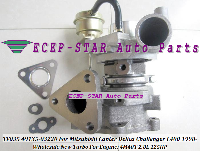 TF035 49135-03220 Turbocharger For MITSUBISHI Canter Delica L400 1998- 4M40 2.8L 125HP (4)