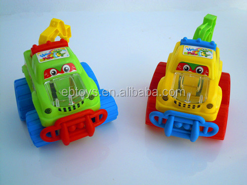 Pull Line alien spacecraft toy candy with flash disk