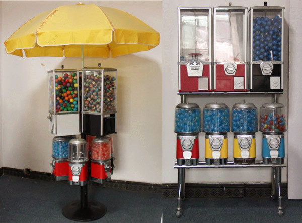 Bubble chewing gum vending machine for small business ideas