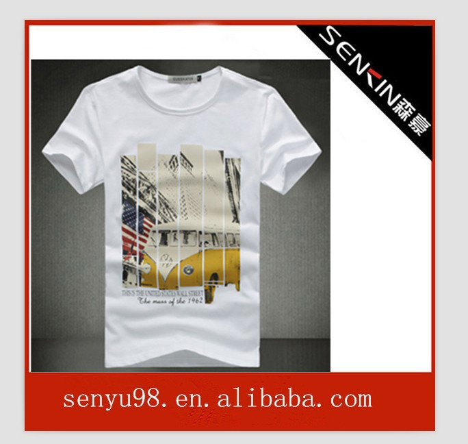 スタイリッシュ2014年メンズファッションtシャツの男性のtシャツ綿100％tシャツ問屋・仕入れ・卸・卸売り