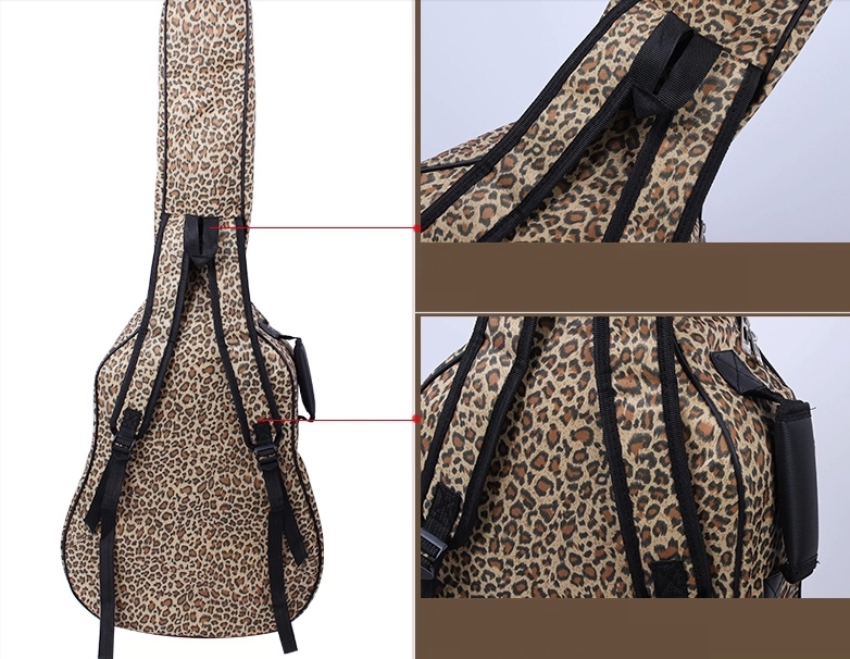 leopard guitar strap for purse