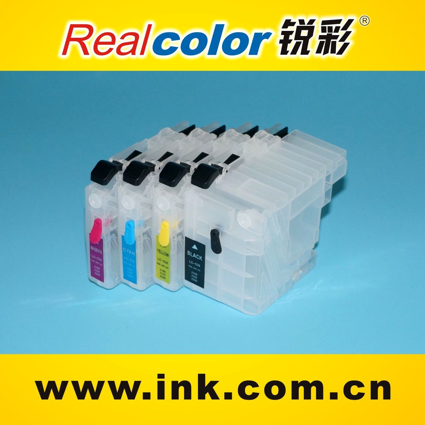 J100 Refill Ink Cartridge Compatible For Brother Dcpj100/dcpj105/mfc