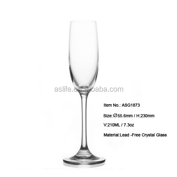 AS98CP25-250ml The Elegant Champagne Glass Flutes In Colourful Gift Box!Colorful Packing No Lead Cry