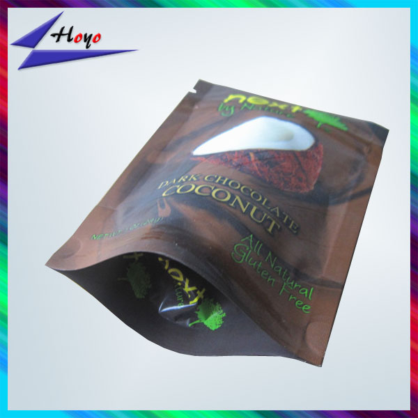 custom design ziplock pouch coconut powder bag packaging