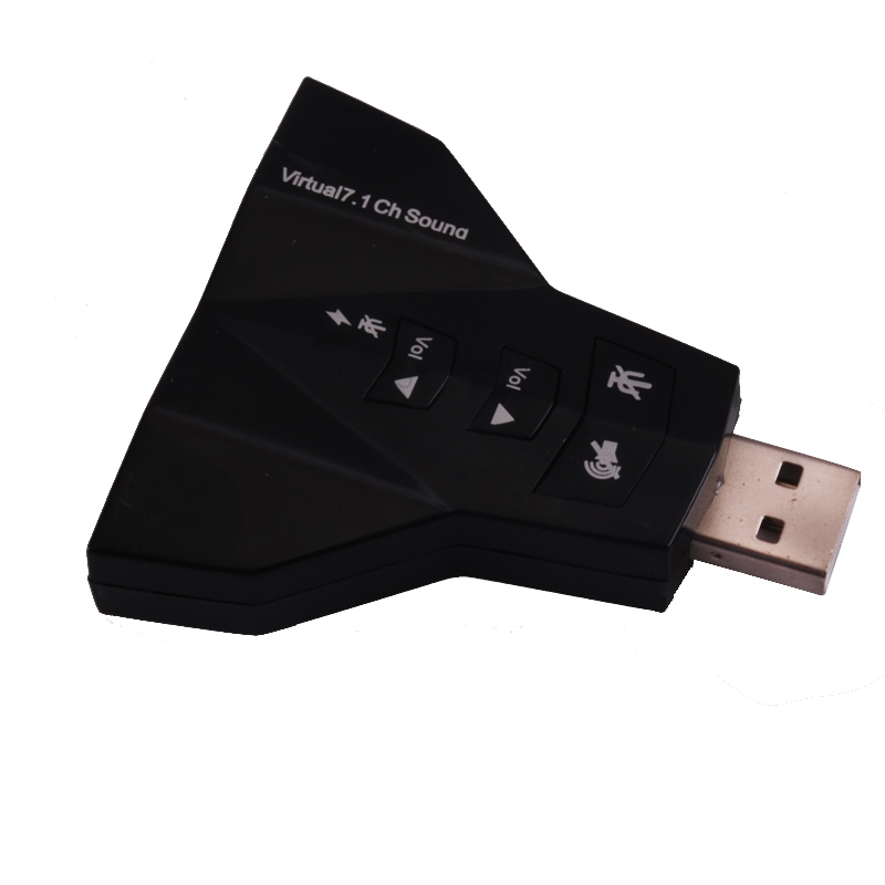 Купить внешний 7.1-канальный usb аудио звуковая карта для ноутбука pc ...