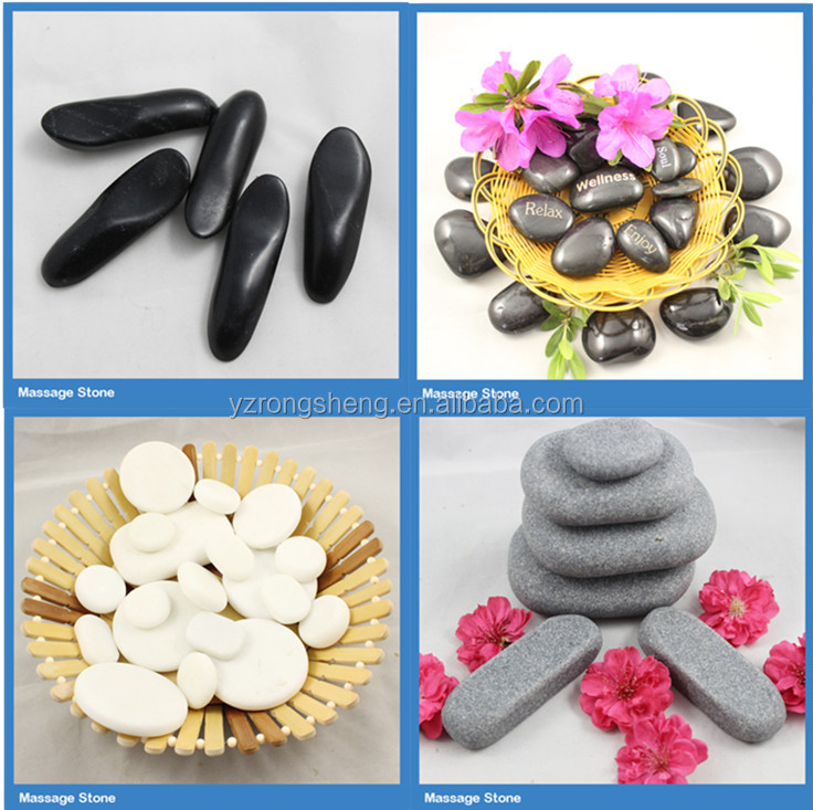 100 Black Promotional Traditional Acupuncture Hot Stone Massage For