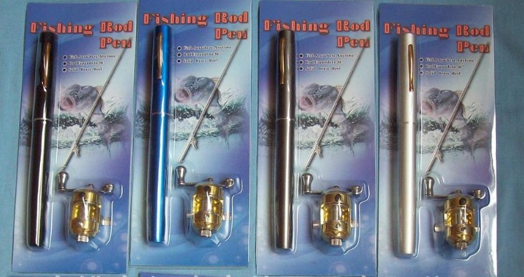 package of fishing pen rod