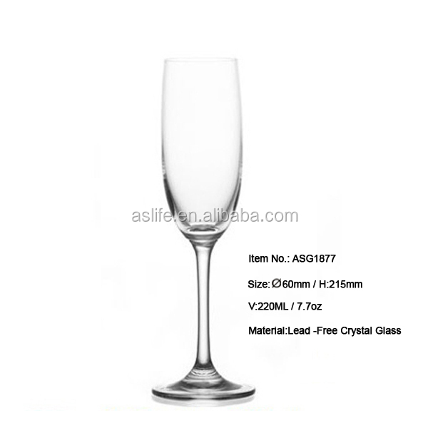 AS98CP25-250ml The Elegant Champagne Glass Flutes In Colourful Gift Box!Colorful Packing No Lead Cry