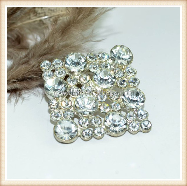 ラインストーンのブローチblingblingすべてダイヤモンド装飾的な結婚式をデザイン2014年hotsale問屋・仕入れ・卸・卸売り