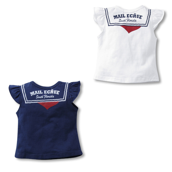卸売綿100％ファッションデザインキャップスリーブの赤ちゃんのシャツ仕入れ・メーカー・工場
