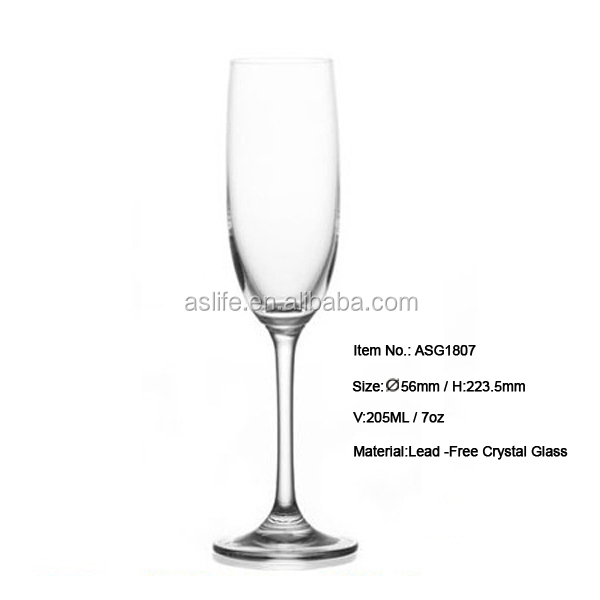 AS98CP25-250ml The Elegant Champagne Glass Flutes In Colourful Gift Box!Colorful Packing No Lead Cry