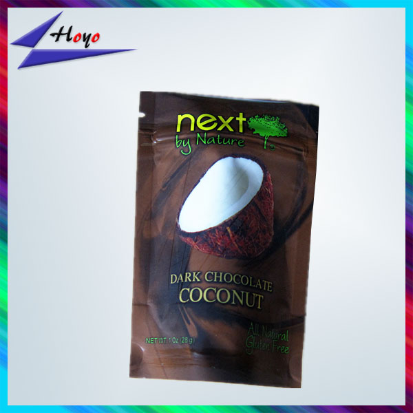 custom design ziplock pouch coconut powder bag packaging