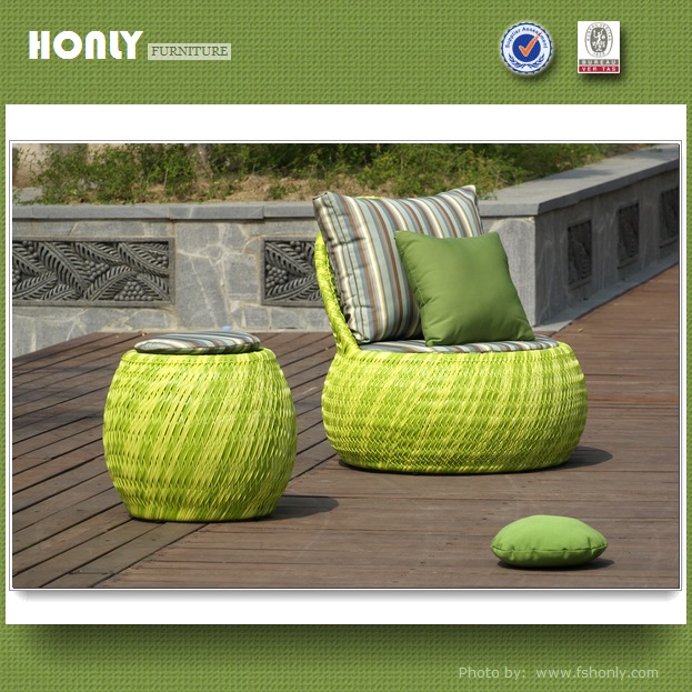Wicker rattan round outdoor furniture outdoor synthetic rattan furniture set