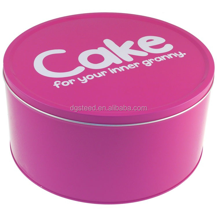 Wholesale Decorative Metal Cake Storage Tins Products China