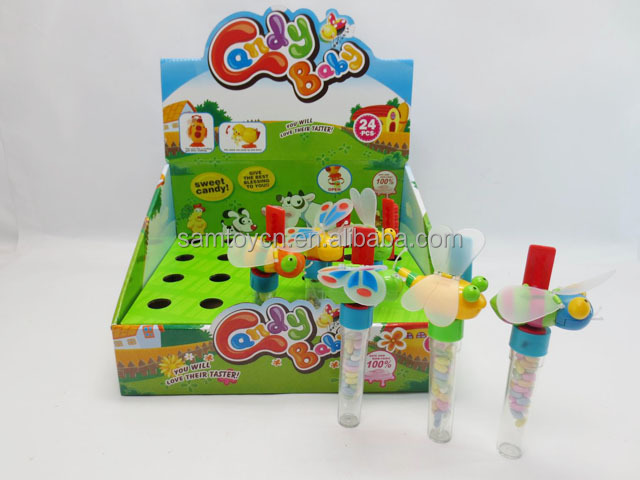 WIND UP CHICKEN&BIRD&PENGUIN CANDY TOYS