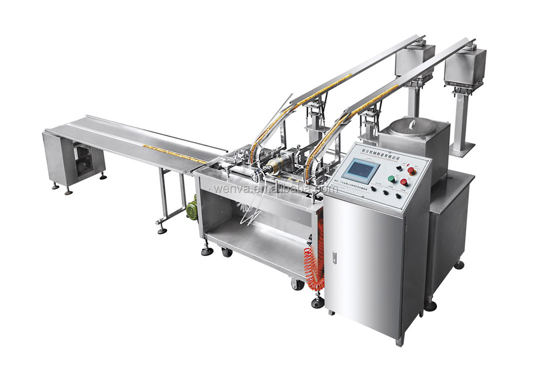 2014 high speed cream/jam/chocolate biscuit sandwiching machine