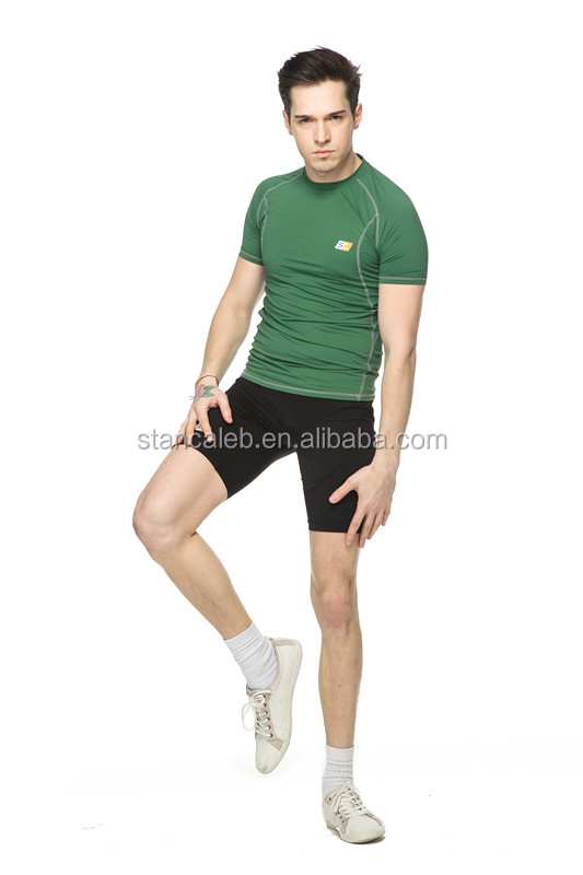 スキンの圧縮の摩耗を実行している男性コンプレッションパンツタイト長い男性の圧縮タイツの服問屋・仕入れ・卸・卸売り