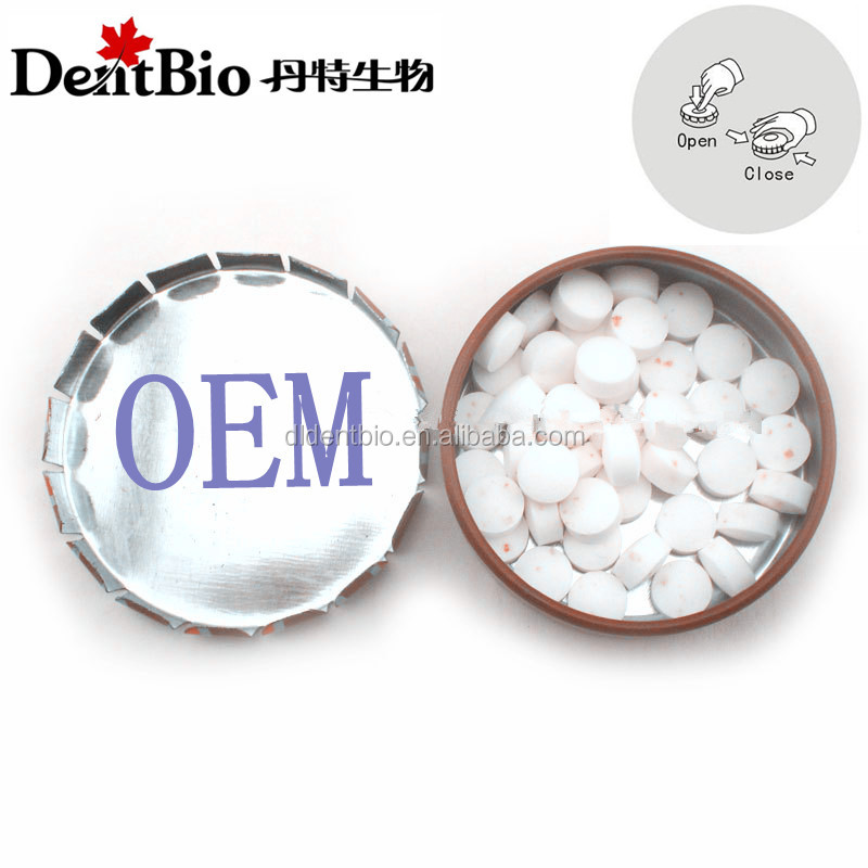 Hard candy in Click Clack Tin manufacture OEM mints in tin can Sugar Free mints