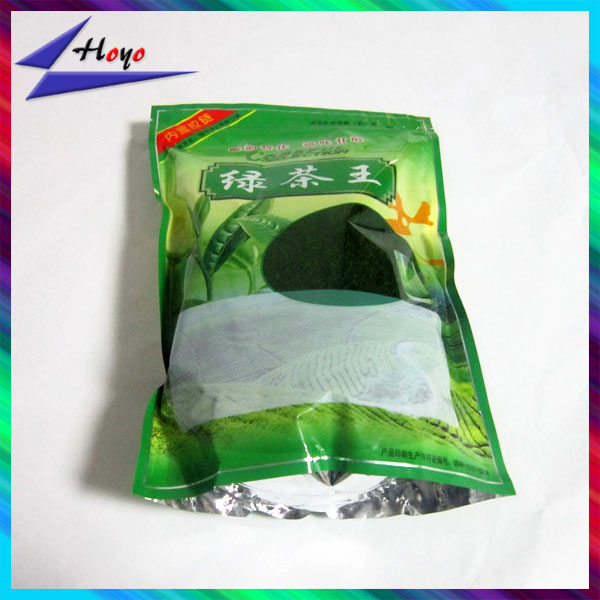 custom printed tea bag with ziplock reclosable packing
