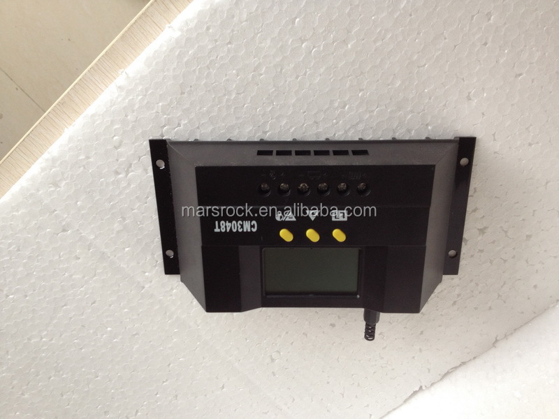30a48vインテリジェントpwmソーラー充電コントローラと通信機能温度センサー付き問屋・仕入れ・卸・卸売り