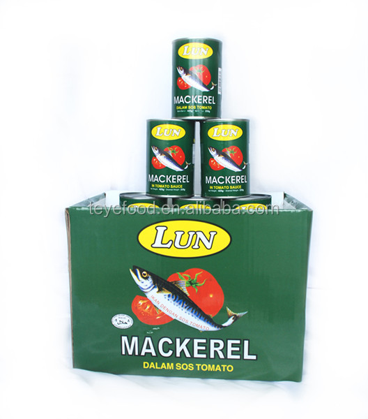 Canned mackerel, canned sardine