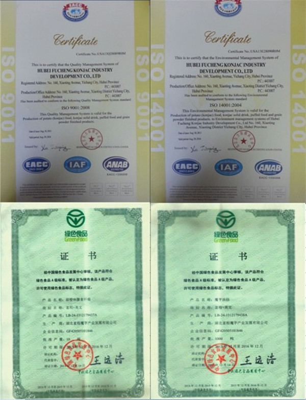 dried konjac noodles to export standard