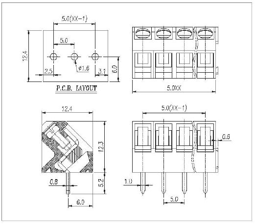 Pcbねじ端子台330/クイックコネクト端子台仕入れ・メーカー・工場