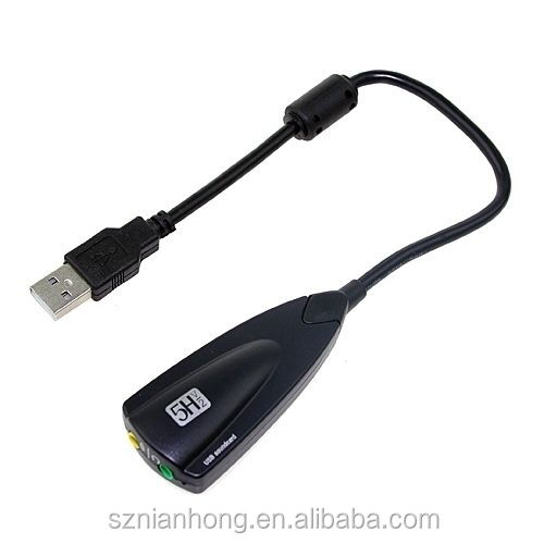 高品質鋼シリーズ5hv27.1チャンネルサウンドアダプタusb外付けのサウンドカード問屋・仕入れ・卸・卸売り