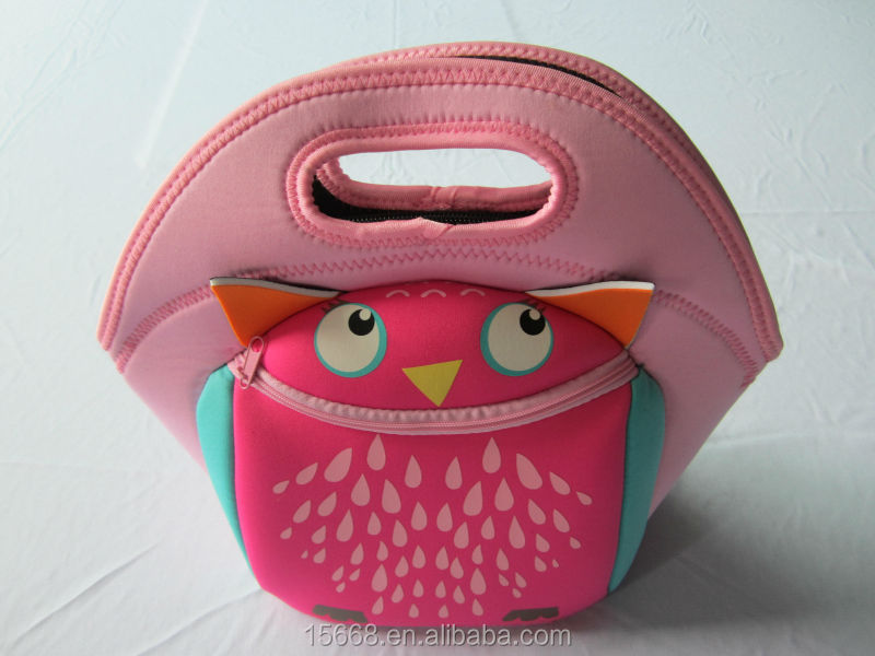 動物のデザインのネオプレンgr-w0067熱い販売の子供のお弁当袋問屋・仕入れ・卸・卸売り