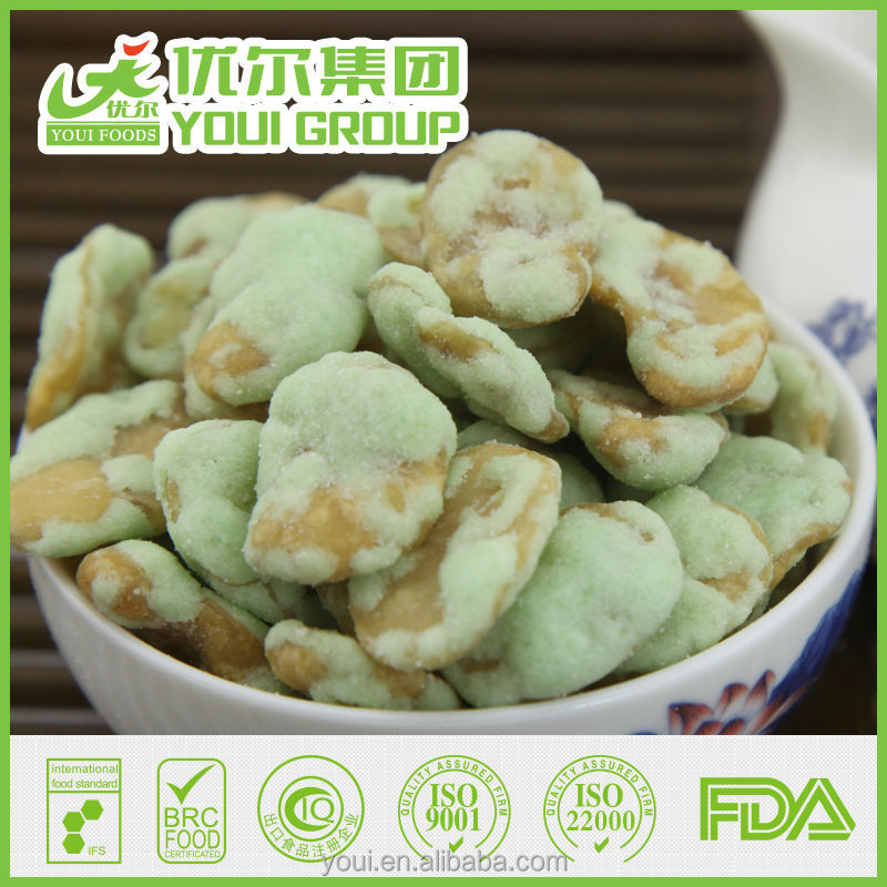 Nutritious / Savory / Crispy / fried fava beans snack food