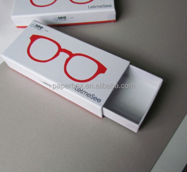 rigid paperboard custom print cardboard box slide gift box