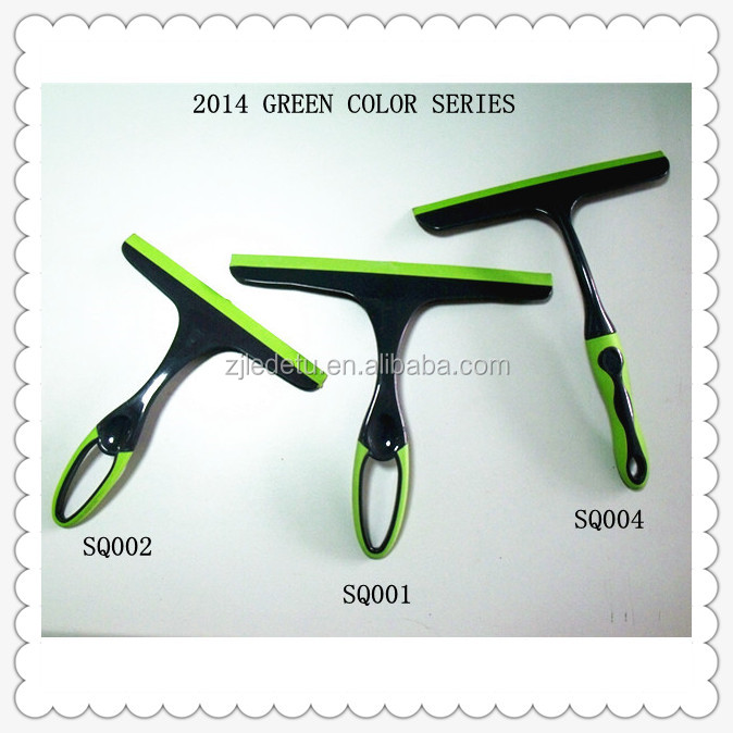 新しい緑のカラーシリーズ2014年9.7インチプラスチック製のtprハンドル付きウィンドウスキージ問屋・仕入れ・卸・卸売り