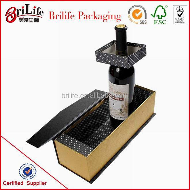 Customize Lucury Red Wine Packaging Box In China