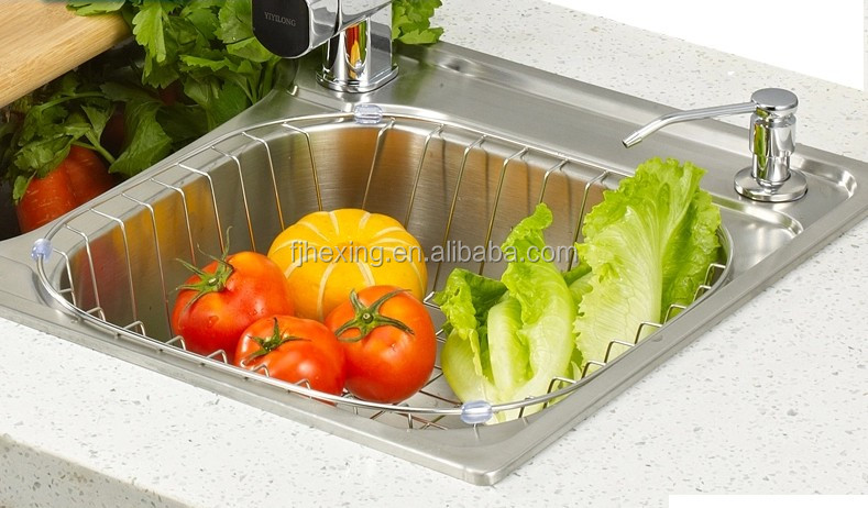 Keukenkast kleine rieten mand, plantaardige manden, aanrecht mand ...