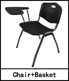快適な読書椅子でバスケット木製椅子で書き込みパッド小学校家具仕入れ・メーカー・工場