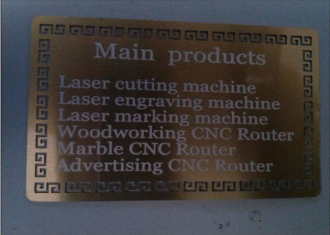 YAG metal laser marking machine for makring logo, code