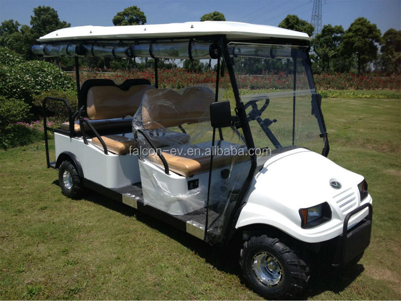 すべて本物の車輪アルミ4電動ゴルフカート太陽/ゴルフバギー/電気自動車のためのホテル/大学/公園/ガーデン問屋・仕入れ・卸・卸売り