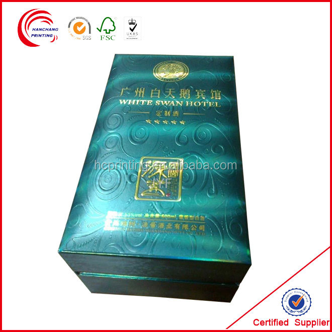 Boxes for wine glasses for red wine promotion