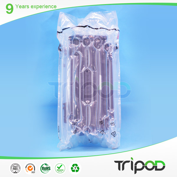 red wine protector,heat seal plastic air bag,shock resistance air column bag