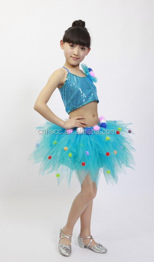 卸売子供女の子ラテンダンスのドレスの女の子カラフルなスパンコールダンスドレス問屋・仕入れ・卸・卸売り